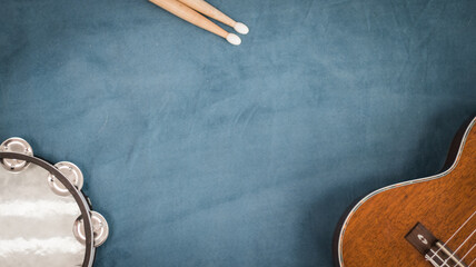 blue music background