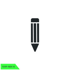 pen icon education symbol logo template