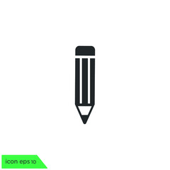 pen icon education symbol logo template