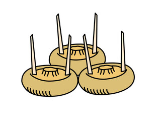 Mushrooms, traditions, roasts, Spanish food