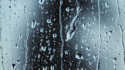 water drops on glass - obrazy, fototapety, plakaty