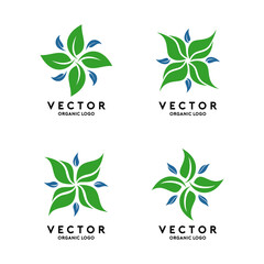 Organic Shape Logo Template Vector