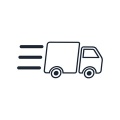 truck icon delivery symbol design element