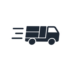 truck icon delivery symbol design element