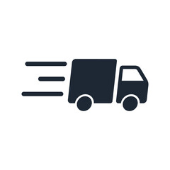 truck icon delivery symbol design element