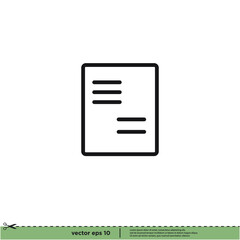 documen icon file symbol logo template