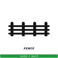 Obraz premium fence icon vector icon vector illustration simple design element
