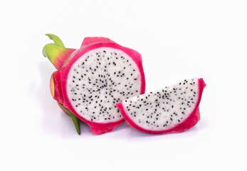 Dragon fruit isolated on white background