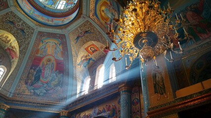 Fototapeta na wymiar inside the Hagia Sophia. interior of the Hagia Sophia. interior of the church. 