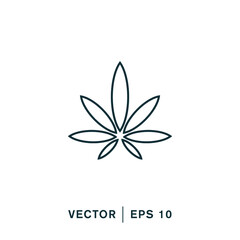 cannabis icon vector illustration simple design element