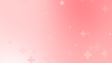 Medical health red cross pattern background. Abstract healthcare for World Blood Donor Day.