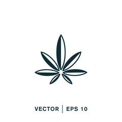 cannabis icon vector illustration simple design element