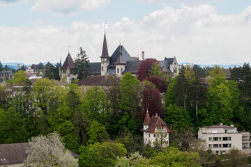 View of the historic district of Bern - the capital of Switzerland