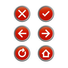 buttons for web vector