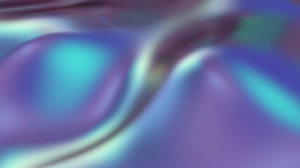 Abstract digital background with multicolored waving surface