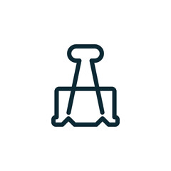 paper clip icon vector