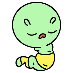 cute little worm