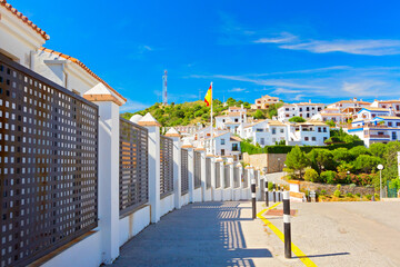 Casares, weisses Dorf in Andalusien, Spanien 