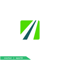 road asphalt icon symbol logo template