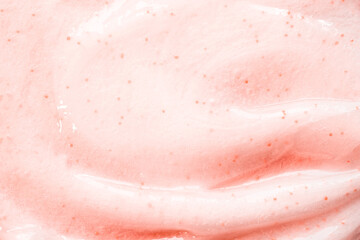 The texture of a scrub or shower gel.