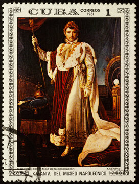 Portrait of Napoleon in coronation dress