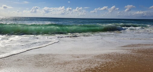 vague landes océan