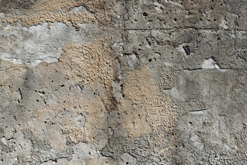 Porous old concrete plastered wall texture