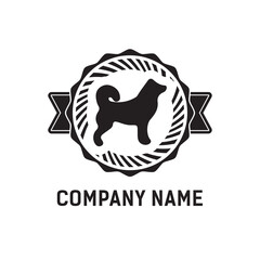 Retro pet care labels, badges and design elements