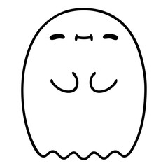 happy halloween ghost