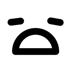 depressed face icon