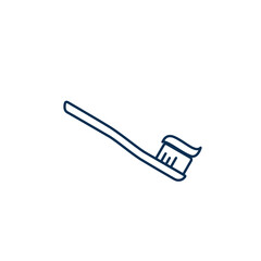 tooth brush icon logo