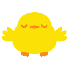 cute cartoon baby bird