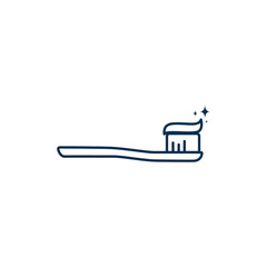 tooth brush icon logo