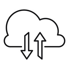 cloud icon. cloud symbol vector elements for infographic web.