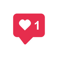 like, message, illustration vector illustration