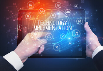 Close-up of a tablet with inscription