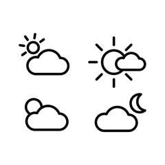 weather icon forecast symbol 