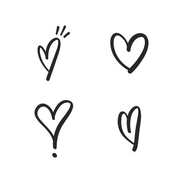 2 335 Best Hand Drawn Hearts Images Stock Photos Vectors Adobe Stock