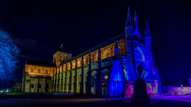 Winchester Cathedral By Night - Christmas 2020