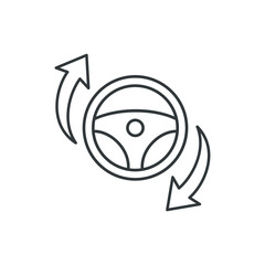 steering wheel icon