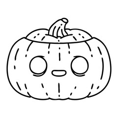 spooky halloween pumpkin