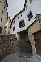 Traditional architecture in the city of Cuenca, Spain