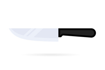 Kitchen knife icon. Clipart image isolated on white background