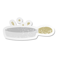 hot frying pan grunge sticker