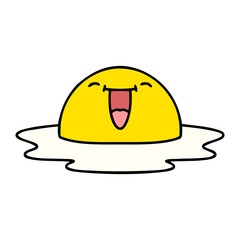 fried egg with face