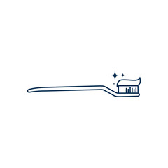 Obraz premium toothpaste icon symbol