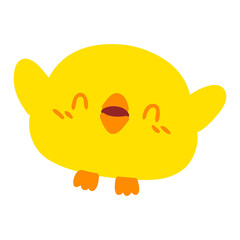 cute cartoon baby bird