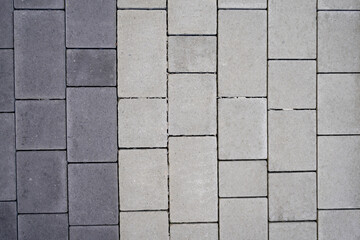 Pavement slabs as terrace covering with a strong structure can also be used well as a background