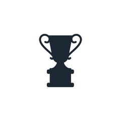 trophy icon champion symbol logo template