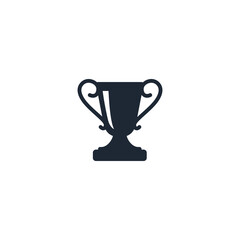 trophy icon champion symbol logo template